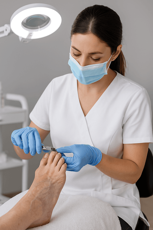 Camila Soto, manicurista de Studio Aurora